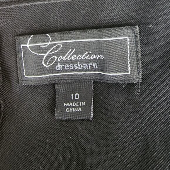 Dress Barn Women’s Sleeveless Shift Midi Dress Size 10 Black - Picture 5 of 6